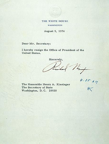 president nixon resigns. Resign Like President Nixon